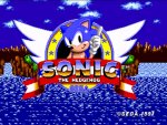 Sonic 1 - Titelbild vom Megadrive