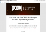 Doom closed beta einladung.png