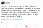 2020-03-25 12_47_35-muziqaz on Twitter_ _@Thracks Hi, Robert, I'm part of Folding@Home internal .png