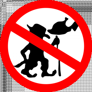 Symbol für „Trolle bitte nicht füttern!“ oder „Trolle füttern verboten!“

Quelle: https://de.wikipedia.org/wiki/Troll_(Netzkultur)