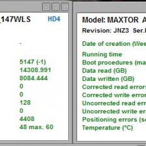 SMART Stats zweier Atlas HDs