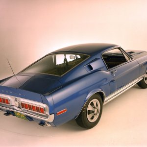 1968 Shelby Ford Mustang GT500KR Rear 1280x960