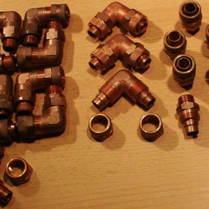 Anschlüsse kupfer