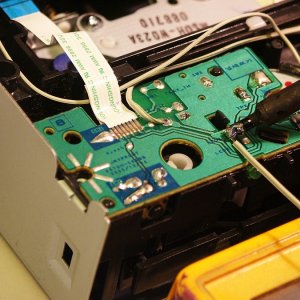 Optokoppler Eingang an DVD Lw LED Anlöten 1