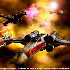 Wallpaper   Star Wars X Wing fighter