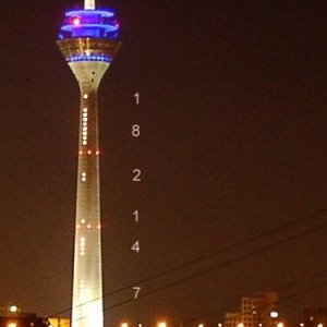 Rheinturm uhrzeit