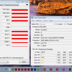 Temps 1 nach 75 Minuten Idle(Versuch)