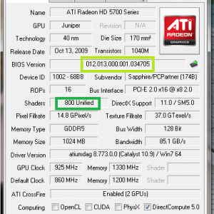 5770 800 Shader