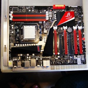 Mainboard aufgelegt