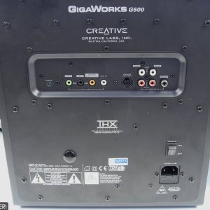 mein Soundsystem (Subwoofer von hinten)
