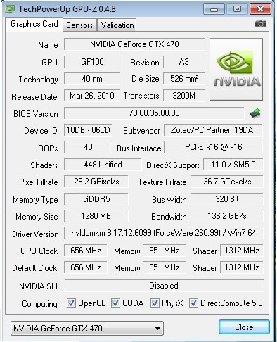 GPU Z ScreenSh