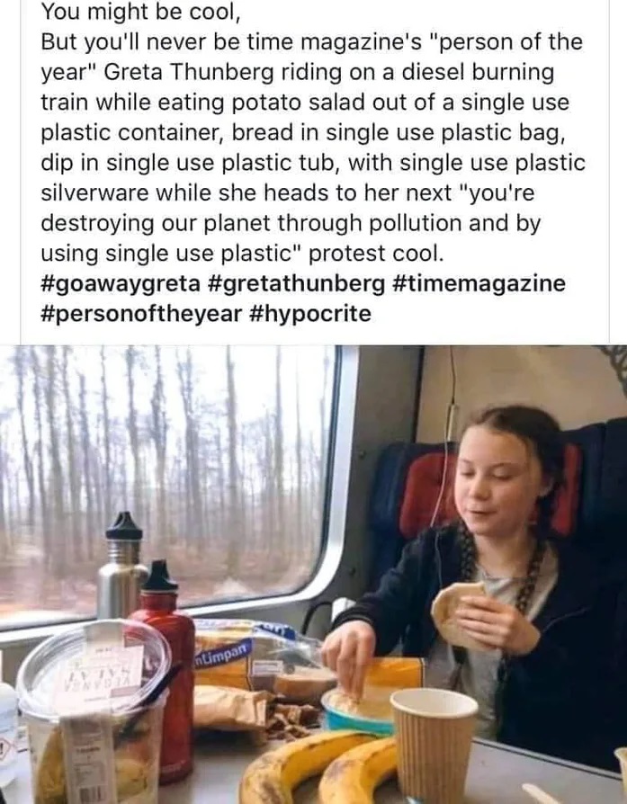 Greta Thunberg ...