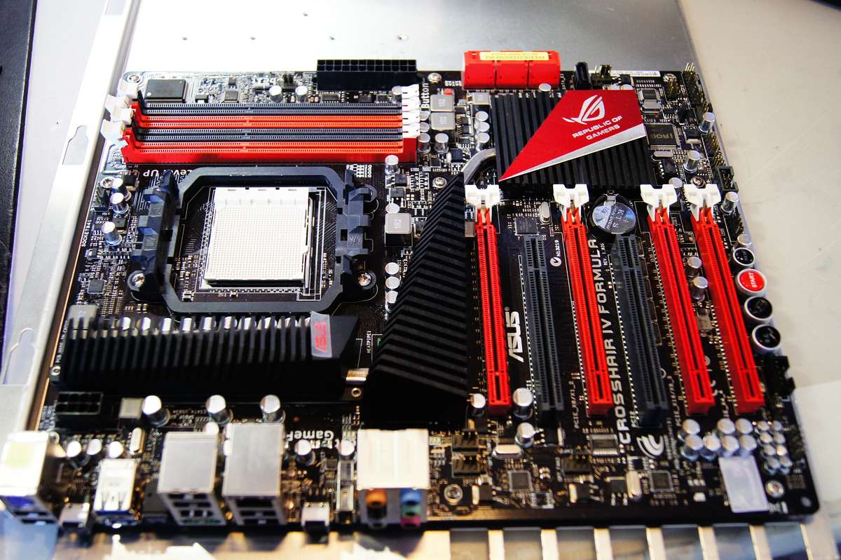 Mainboard aufgesetzt