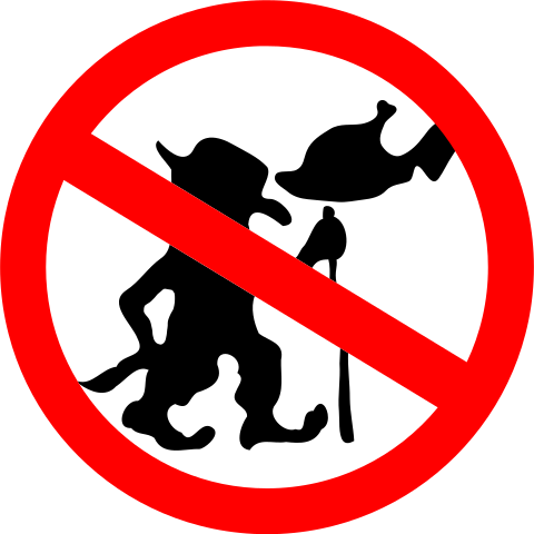 Symbol für „Trolle bitte nicht füttern!“ oder „Trolle füttern verboten!“

Quelle: https://de.wikipedia.org/wiki/Troll_(Netzkultur)